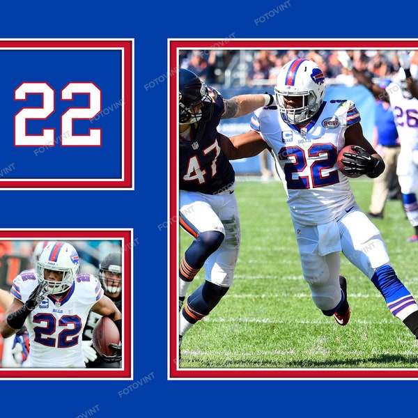 Fred Jackson BUFFALO BILLS Photo Picture Poster Collage FOOTBALL Print 8x10, 8.5x11, 11x14 or 16x20