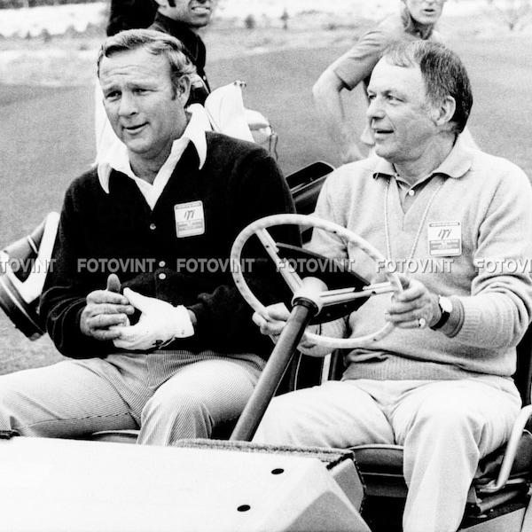 Arnold PALMER & Frank SINATRA Photo Picture VINTAGE Golf Photograph Print 8x10 or 8.5x11  (AP14)
