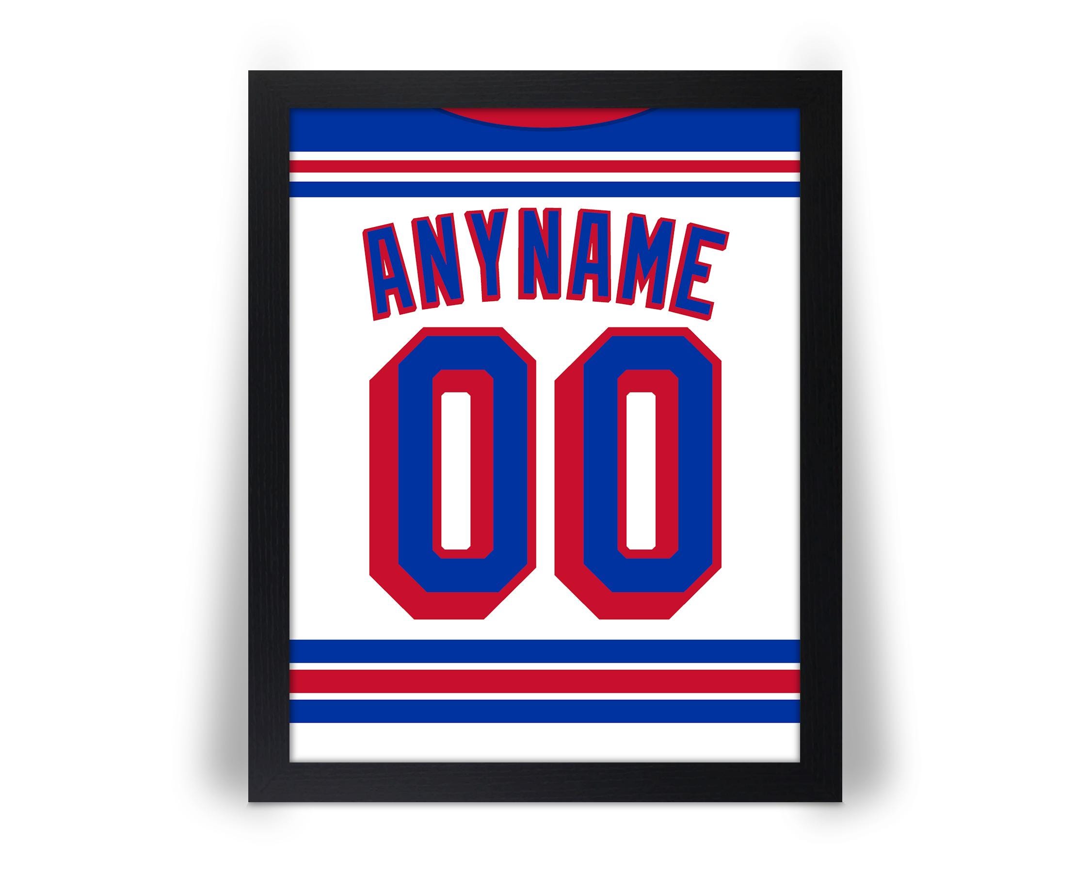 NEW YORK RANGERS comparable Personalized Hockey Photo Poster (Any Name & Number) 8×10, 8.5×11, 11×14, 16×20 Blue or White w/Framed Option jz NEW YORK RANGERS comparable Personalized Hockey Photo Poster (Any Name & Number) 8×10, 8.5×11, 11×14, 16×20 Blue or White w/Framed Option jz