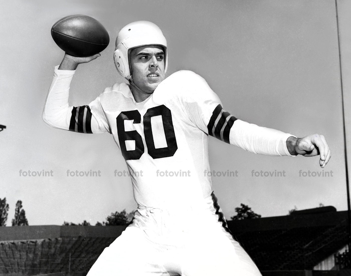 Otto Graham CLEVELAND BROWNS Photo Picture FOOTBALL Vintage -   Norway