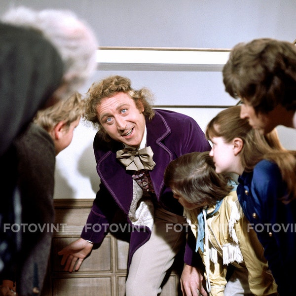 Gene Wilder WILLY WONKA Photo Picture CHOCOLATE Factory Movie Photograph Print 8x10, 8.5x11 or 11x14 Wall Art Room Decor (WW6)