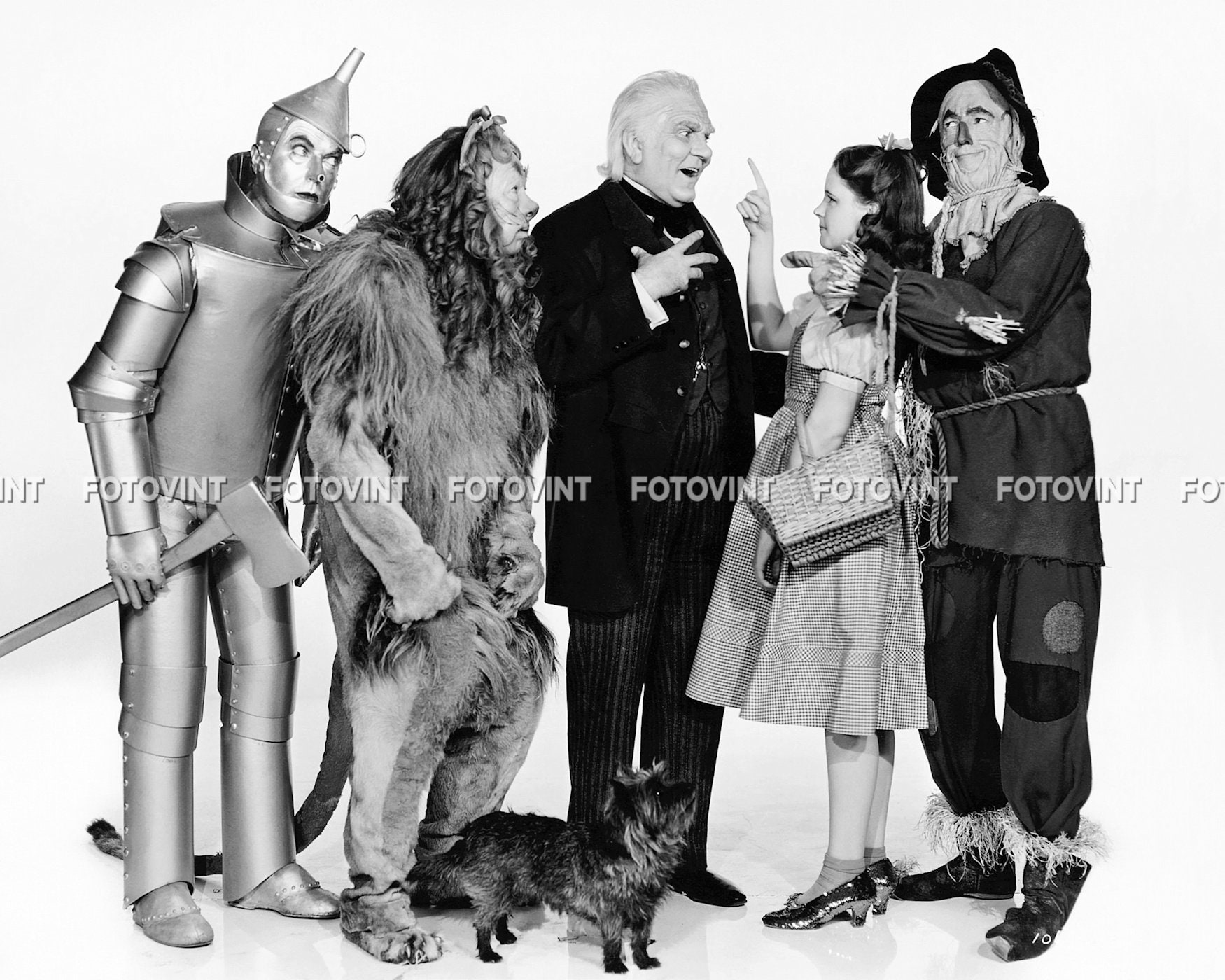 The Wizard of Oz CAST Photo Picture DOROTHY SCARECROW Tin Man Etsy