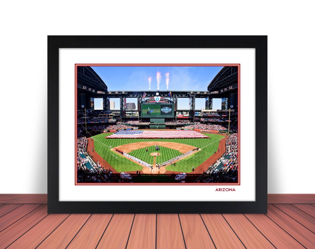 CHASE FIELD Photo Picture Home of ARIZONA Diamondbacks Baseball Caption ...