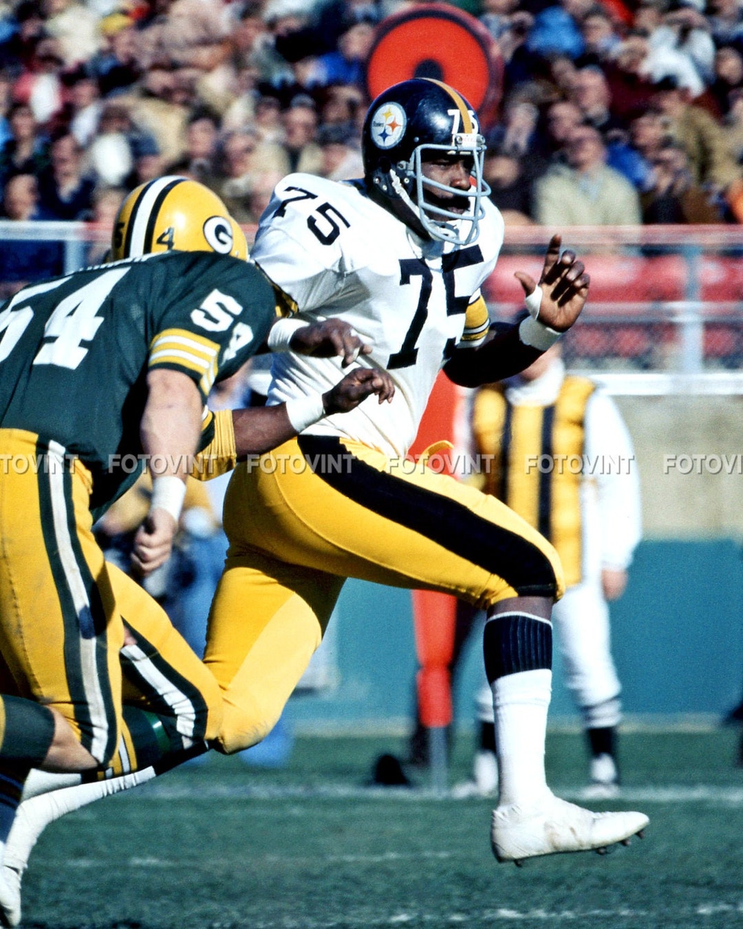 Mean JOE GREENE Photo Picture Pittsburgh Steelers Vintage Photograph Print 8x10, 8.5x11, 11x14
