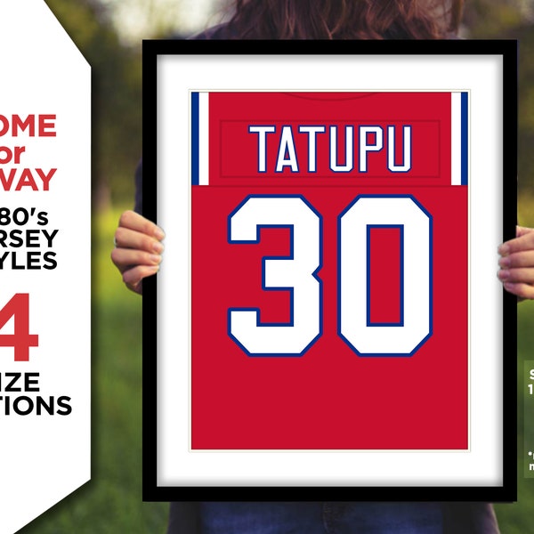 MOSI TATUPU Jersey Photo Picture Art New England PATRIOTS Football Poster Print 8x10, 8.5x11, 11x14 or 16x20 (nejers)