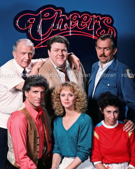 CHEERS Cast Photo Picture SAM Diane Norm Cliff Carla Coach TV Etsy