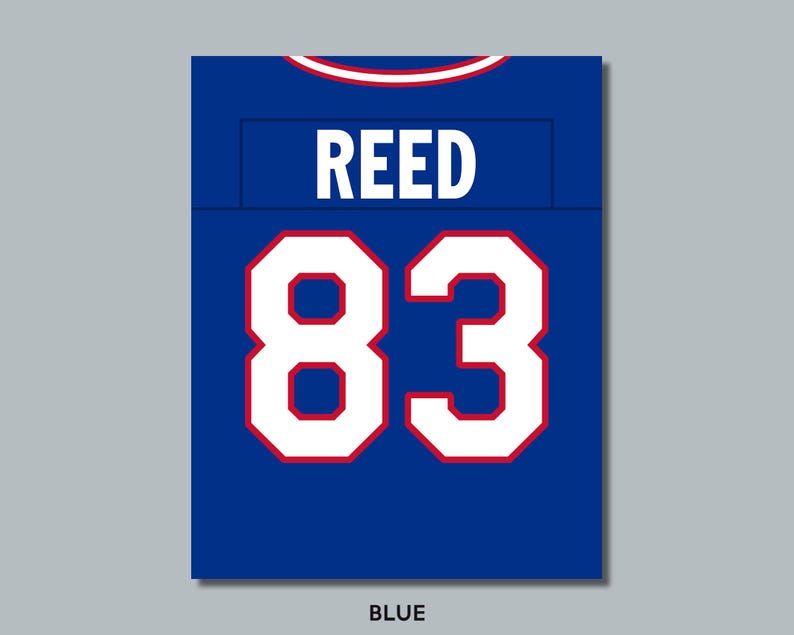 ANDRE REED Photo Picture Art BUFFALO Bills Wide Receiver Football