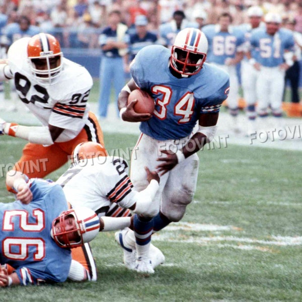 EARL CAMPBELL Photo Picture Houston OILERS Football Photograph Print 8x10, 8.5x11 or 11x14 (EC6)