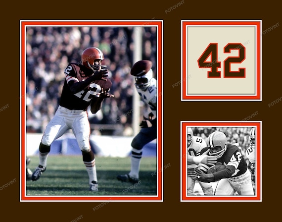 PAUL WARFIELD Photo Collage Print CLEVELAND Browns Football 