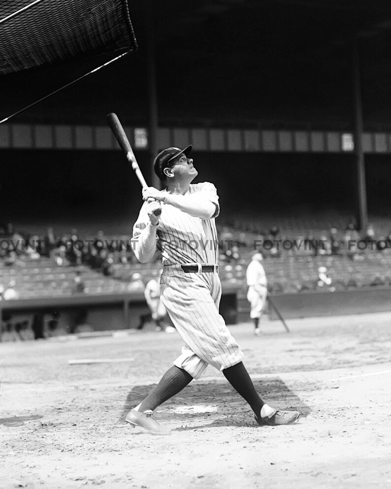 Babe Ruth NEW YORK YANKEES Photo Picture 1920s Vintage Ny Etsy