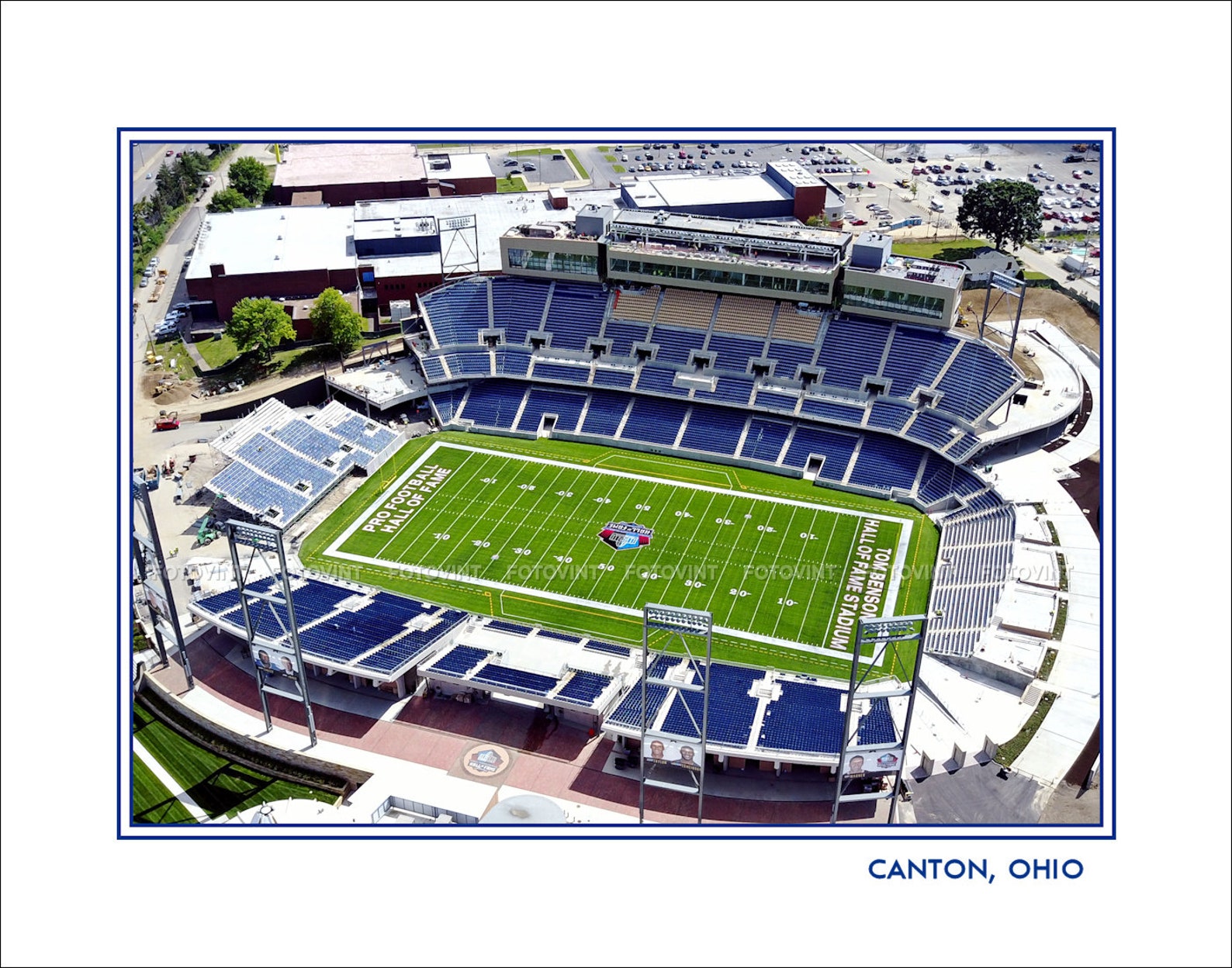 CANTON OHIO Tom Benson Stadium Photo Picture Poster NFL Etsy