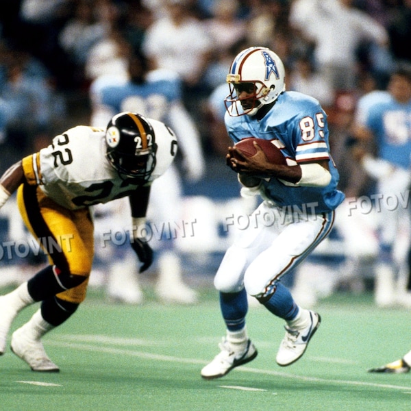 DREW HILL Photo Picture Houston OILERS Football Photograph Print 8x10, 8.5x11 or 11x14 (DH1)