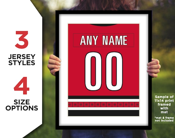 Top-selling item] Custom NHL Carolina Hurricanes Red Version Hockey Jersey