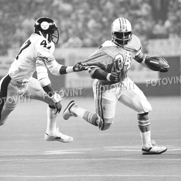 EARL CAMPBELL Photo Picture Houston OILERS Football Photograph Print 8x10, 8.5x11, 11x14 or 11x17 (EC3)