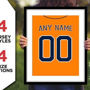 Astros No.3 Jeremy Pena Orange Baseball Jersey 2023 Season Fan Made Grey Print 3XL | InkVibe Marketplace