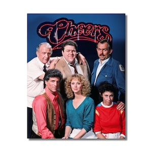 CHEERS Cast Photo Picture Sam, Diane, Carla, Coach, Norm & Cliff TV Boston Bar Television Series 8x10, 8.5x11, 11x14 or 16x20 (CHEERS10)