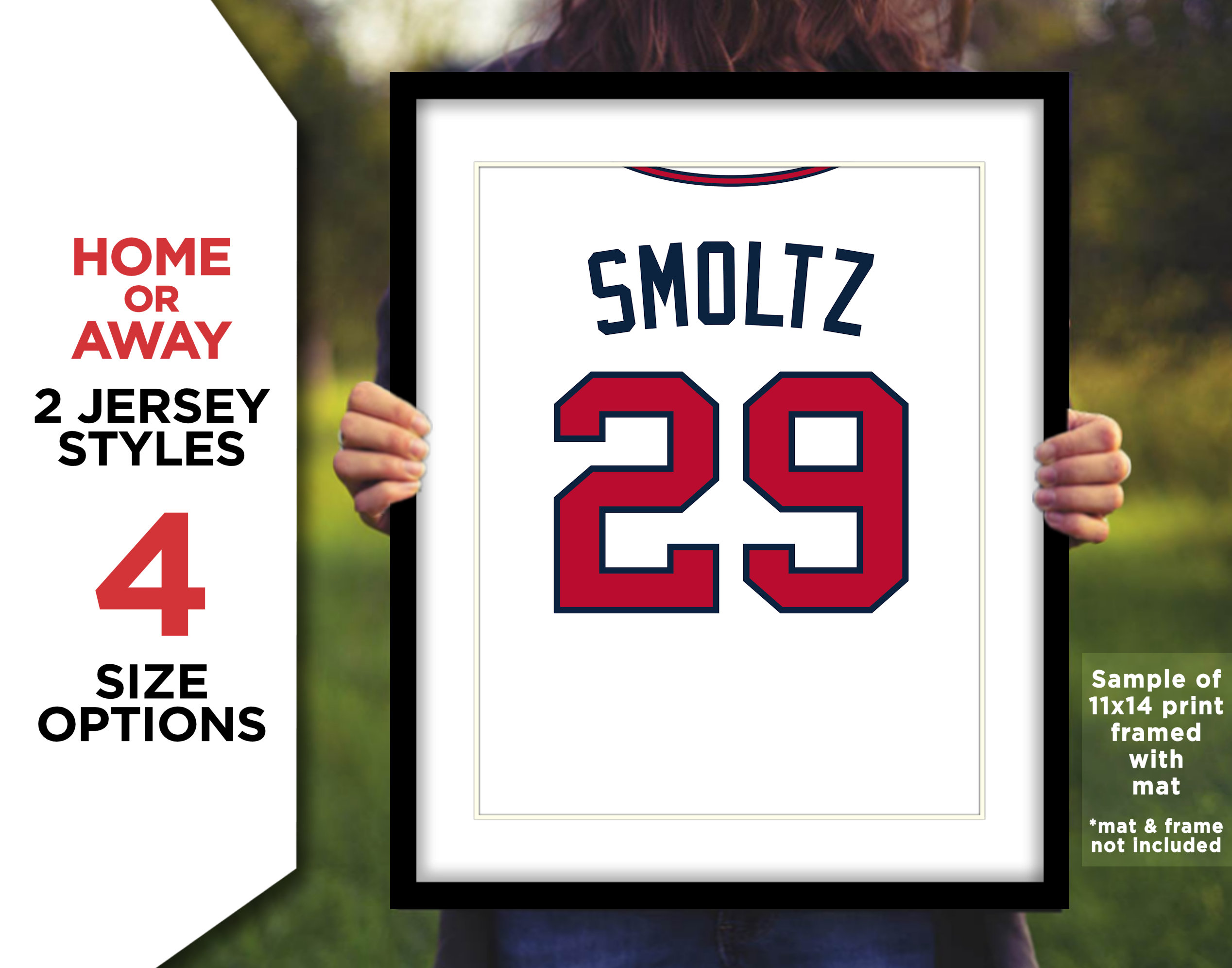 john smoltz signed jersey