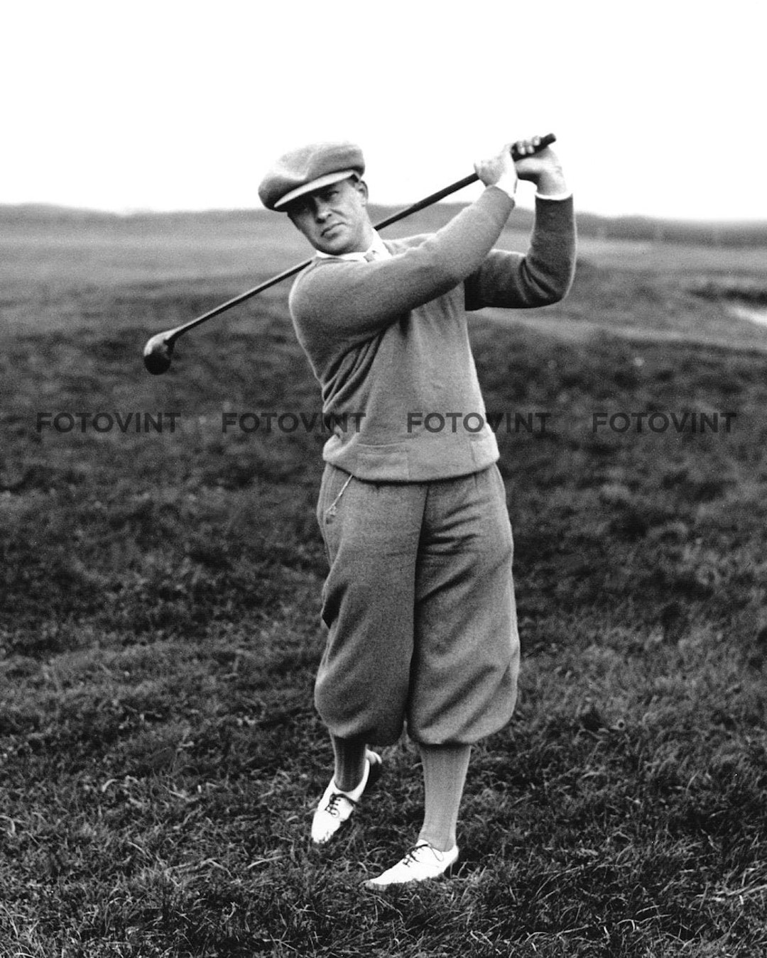 BOBBY JONES Photo Picture Vintage GOLF 1930s Photograph Print 8x10, 8