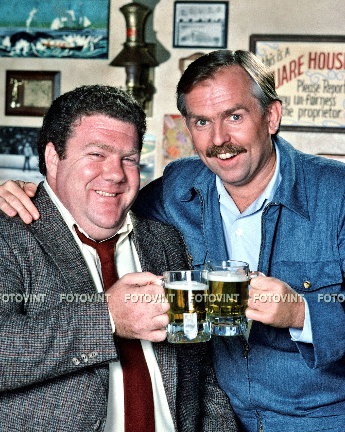Films Et Séries Tv Avec George Wendt Cheers NORM & CLIFF Photo Photo TV George Wendt et John - Etsy France