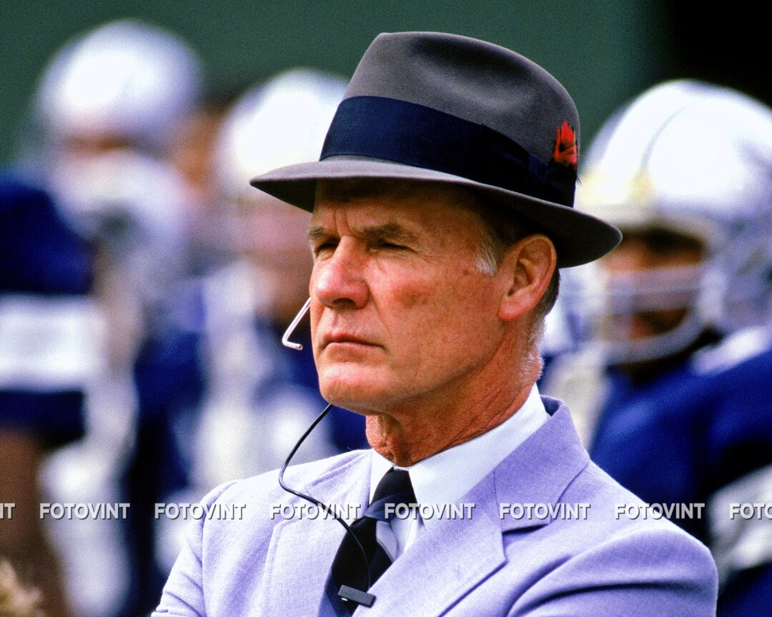 Dallas Cowboys TOM LANDRY Photo Picture FOOTBALL Photograph Etsy
