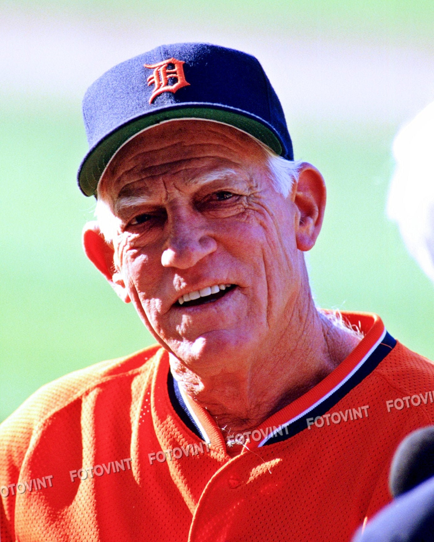 SPARKY ANDERSON Photo Picture DETROIT Tigers Baseball -  Denmark