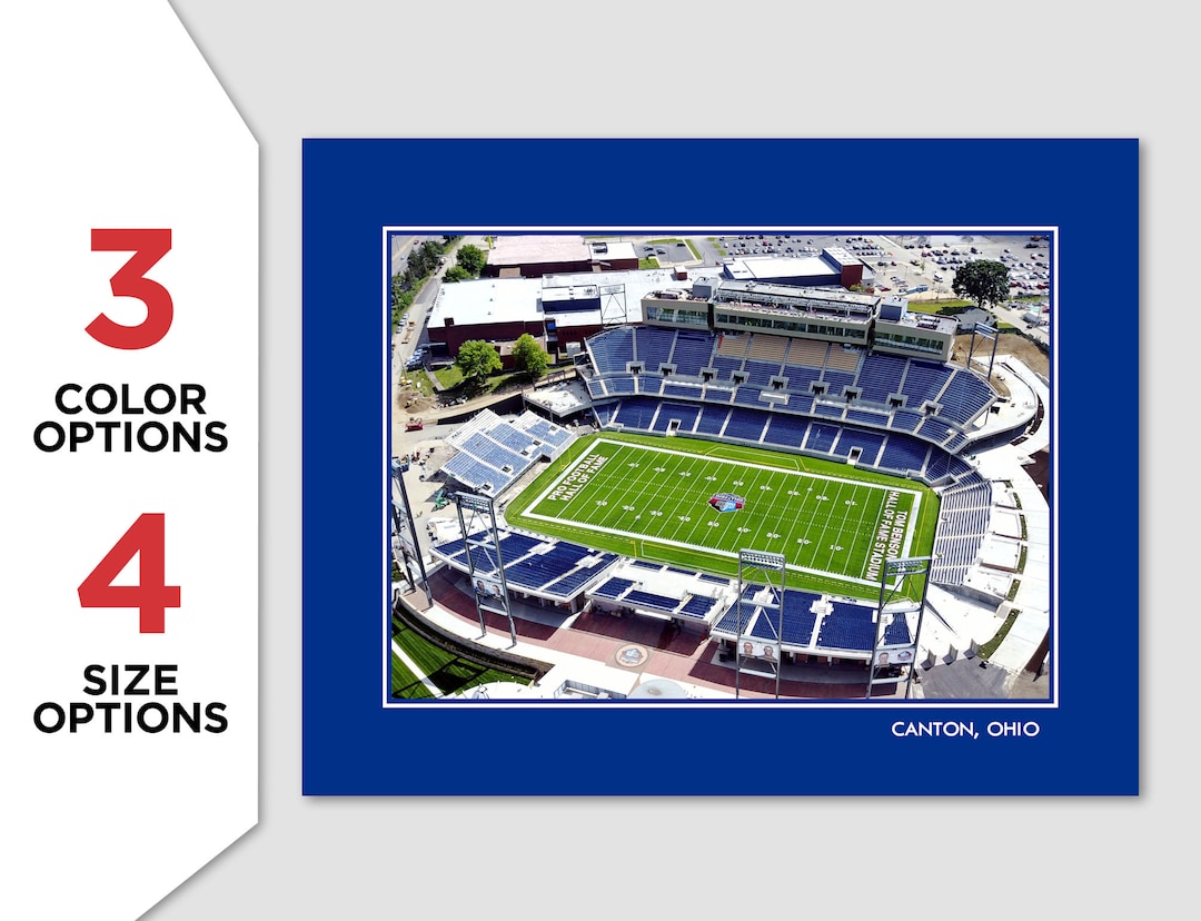 CANTON, OHIO Tom Benson Stadium Photo Picture Poster NFL Football Hall
