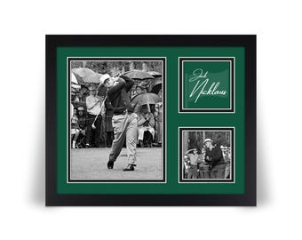 JACK NICKLAUS Golf Collage Photo Picture Print 8x10 11x14 16x20 with Framed Option J4