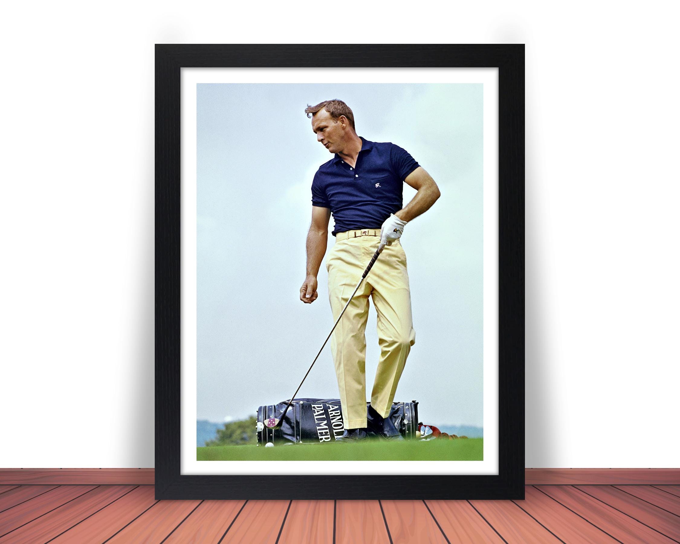Framed ARNOLD PALMER Photo Picture GOLF Golfer Golfing Print in