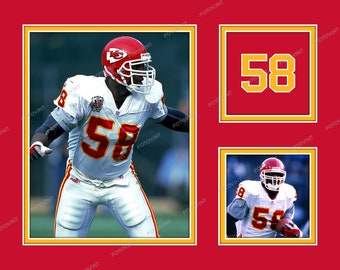 DERRICK THOMAS Photo Collage Print Kansas City CHIEFS Football Picture Poster 8x10, 8.5x11, 11x14 or 16x20