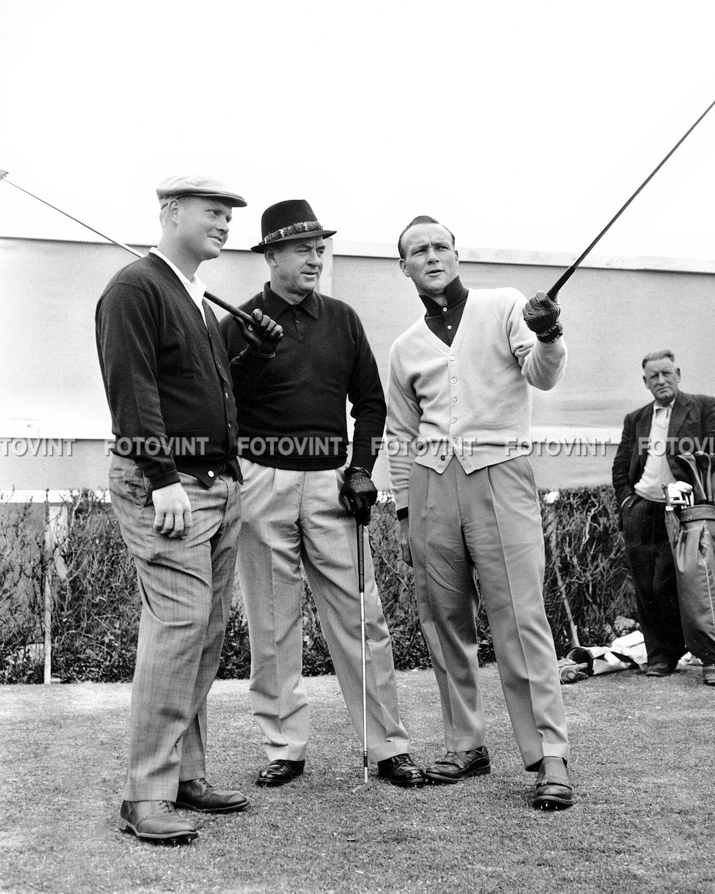 Jack NICKLAUS Arnold PALMER Sam SNEAD Golf Photo Picture 1962