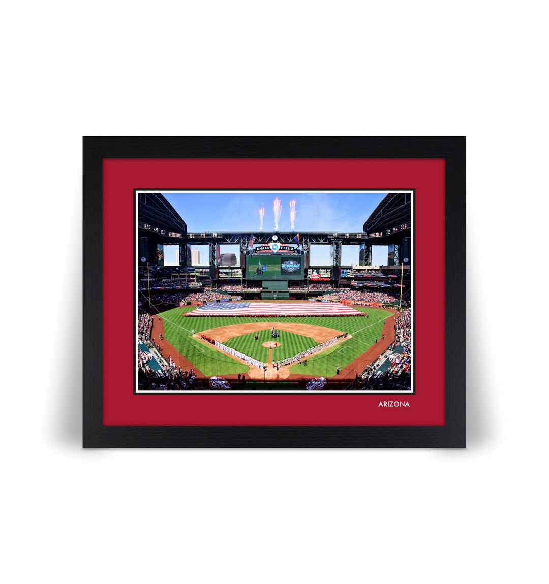 Arizona Diamondbacks CHASE FIELD Stadium Photo Picture Baseball Print ...