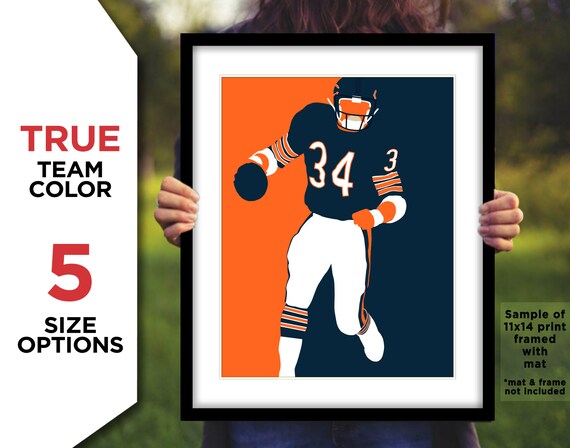 WALTER PAYTON Chicago Bears Photo Picture FOOTBALL Sports Player