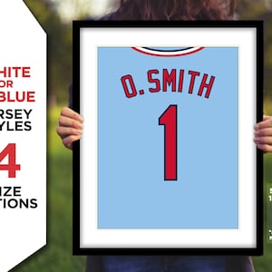 OZZIE SMITH  St. Louis Cardinals 1982 Away Majestic Throwback