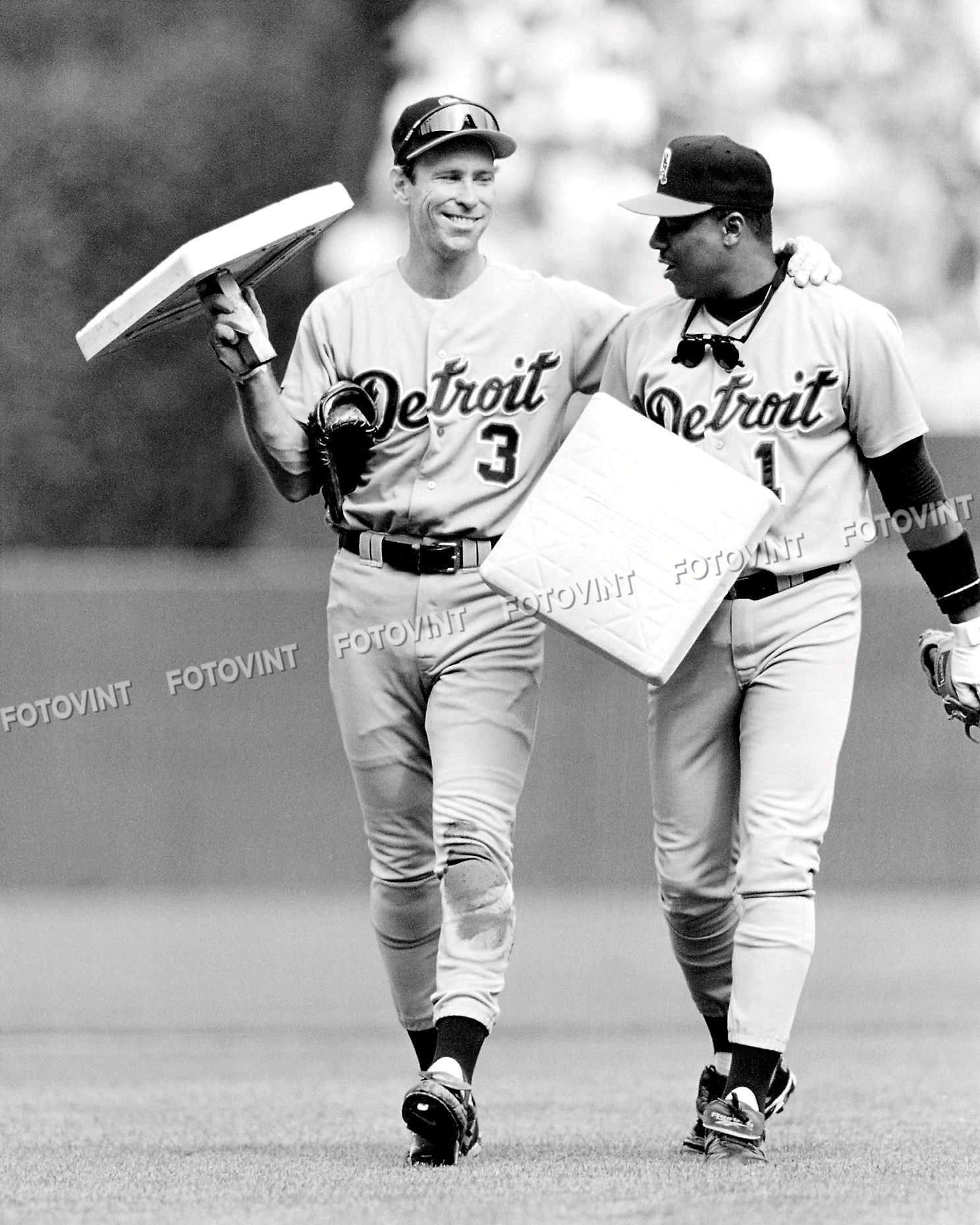 Alan TRAMMELL & Lou WHITAKER Photo Picture DETROIT Tigers Baseball  Photograph Print 8x10, 8.5x11 or 11x14 (MP1)