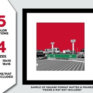 The GREEN MONSTER Fenway Park Photo Picture Boston Red Sox Baseball ...