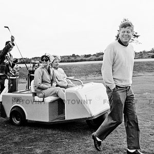 John & Jackie Kennedy JFK 8x10 Photo Picture PRESIDENT Golf Photograph Print Photography Wall Art Decor (JFK4)