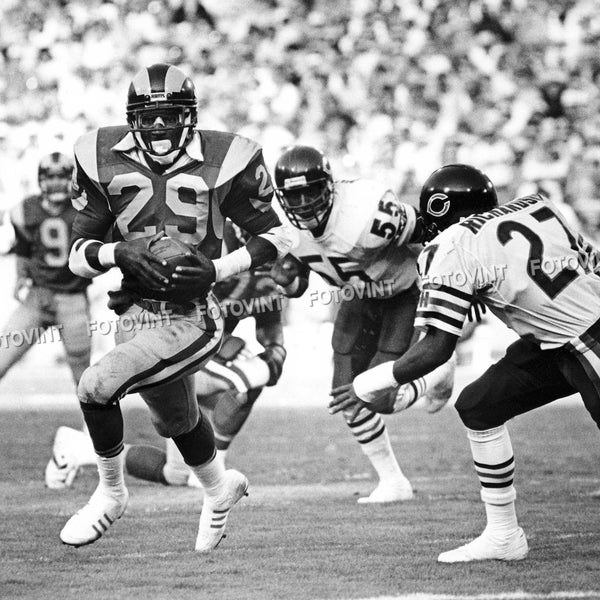 ERIC DICKERSON Photo Picture Los Angeles RAMS Football Photograph Print 8x10, 8.5x11, 11x14 or 11x17  (ED4)