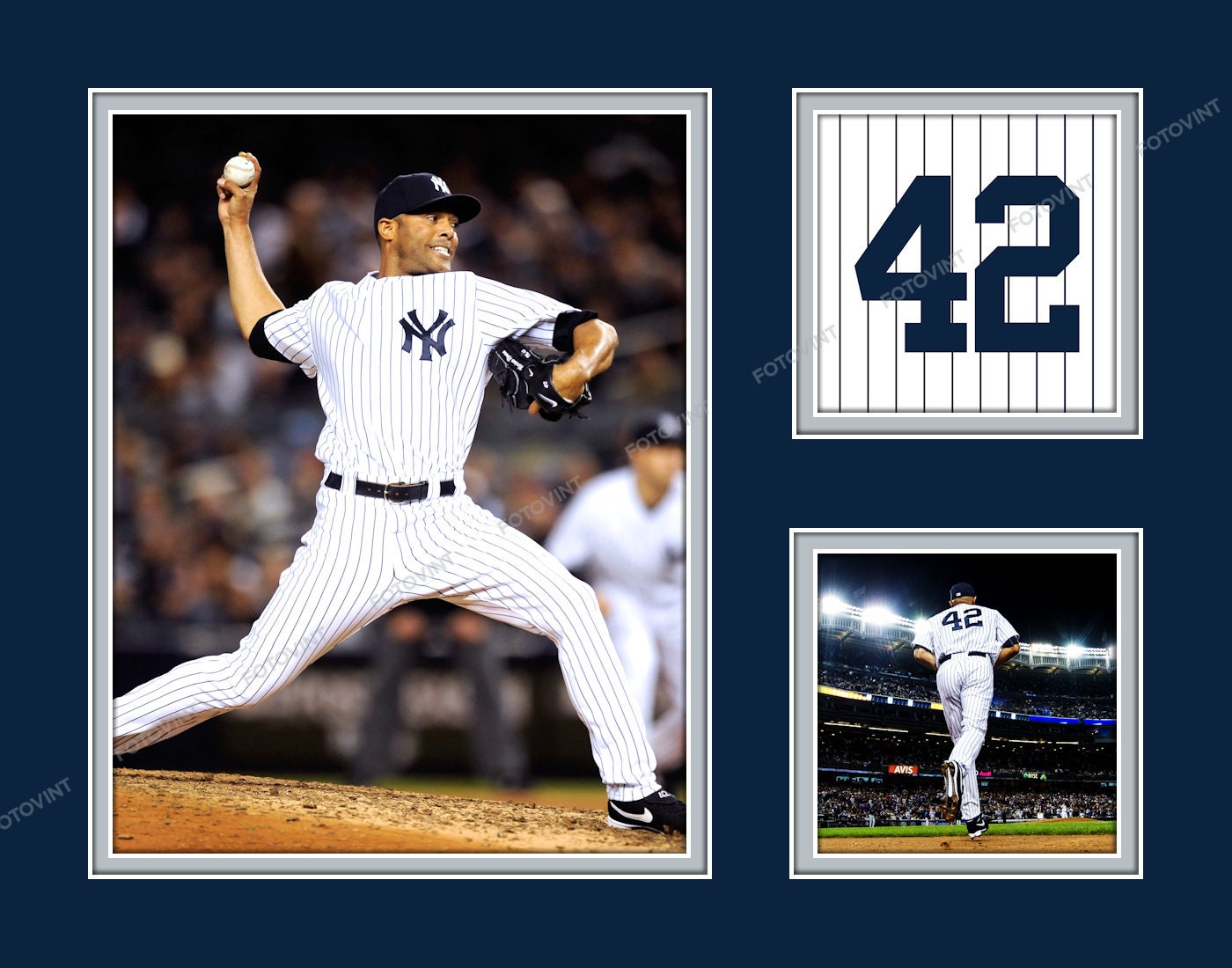 Mariano Rivera NEW YORK YANKEES Photo Poster Collage Baseball