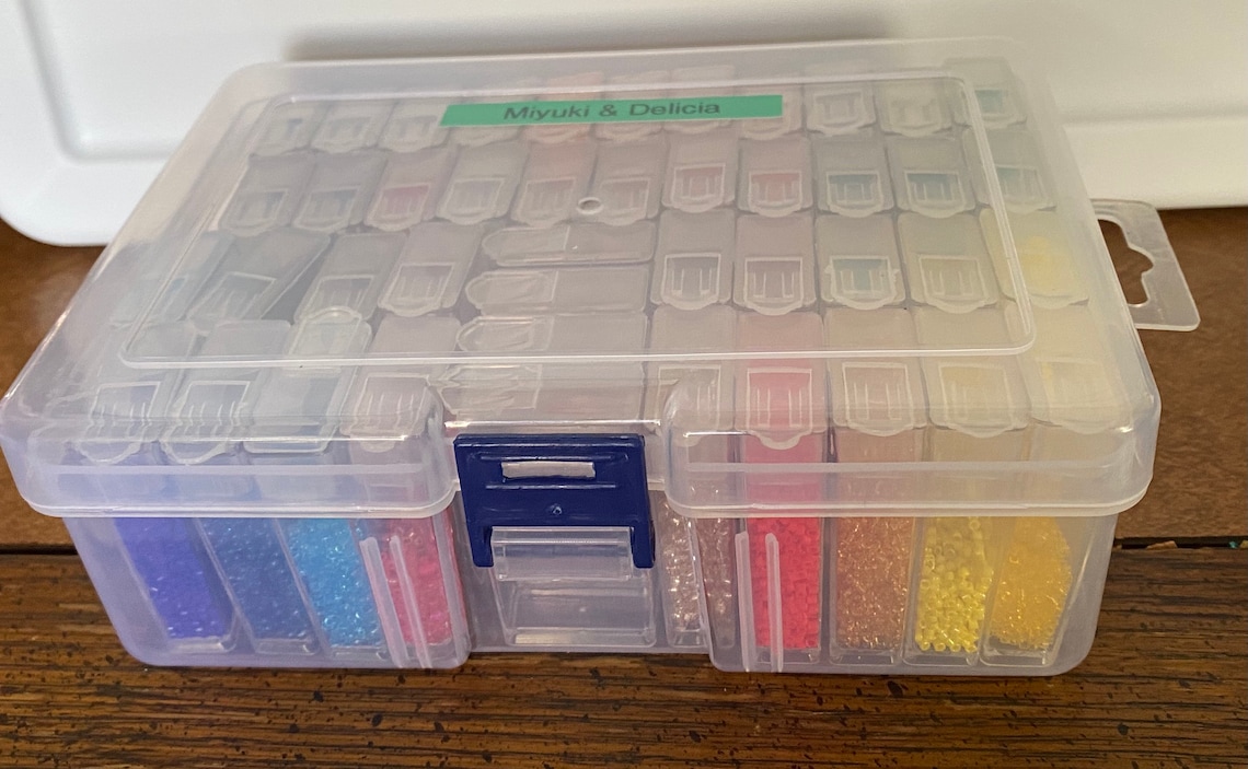 45 Piece Empty Storage Container for Seed Beads Miyuki Beads Etsy