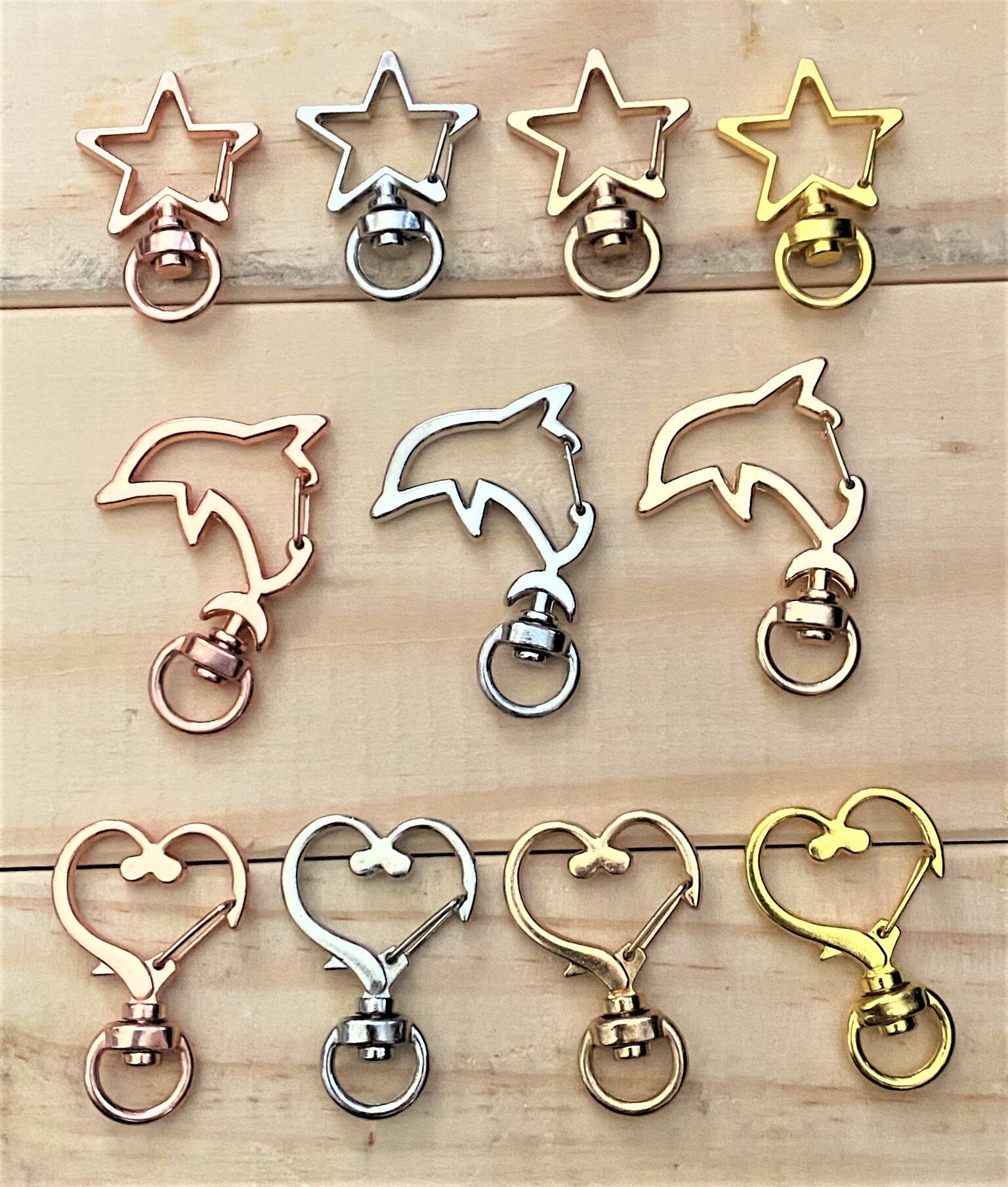 EXCEART 20 Pcs Heart Keychain Key Holder Clip Heart Key Ring Swivel Snap  Hooks Heart Hanging Buckle Bag Connection Buckle Metal Love Pendants Zinc