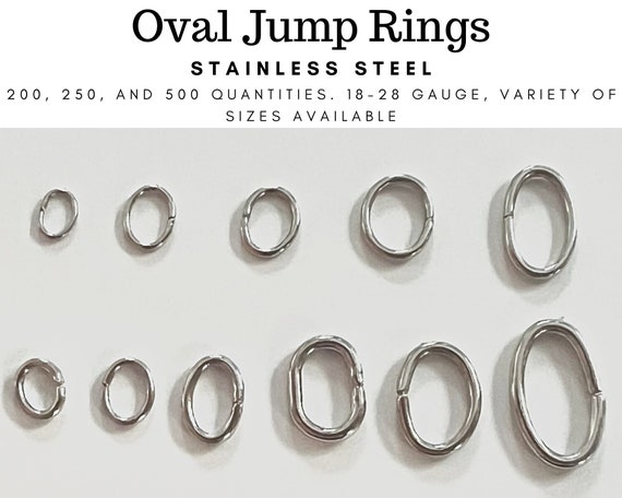 Buy 8mm Jump Rings, Connect Charms to Chain and Earrings, Antique Gold or  Silver, Made in USA, 1 Ounce, Approximately 200 Jump Rings per Ounce Online  in India - Etsy