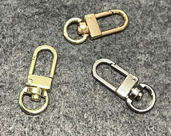 2, 5 or 10 Swivel Snap Hook, Spring Clasps, Golden, Platinum, Swivel Hooks, Zinc Alloy, 33x14mm,  Purse Clasp, DIY Keychain*Quality Checked*