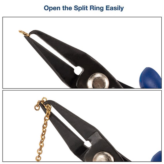 Split Ring Pliers, Split Ring Opener, Helpful DIY Jewelry Tools, Carbon  Steel Jewelry Pliers, Jump Ring Pliers 
