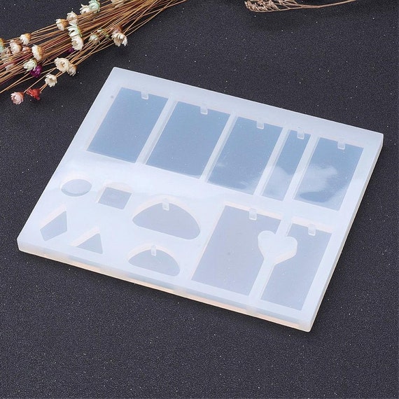 Resin Mold, Silicone Epoxy Resin Molds, Art Mold with Square and Rhombus  Shape for Resin Casting, Home DIY Craft Making (Ashtray)