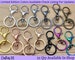 1, 5 or 10 Keychains, Quality Checked, *Read Description*, Lobster Claw Clasp, Swivel, Split Ring Gold, Silver, Black, Rainbow, Rose, Bronze 