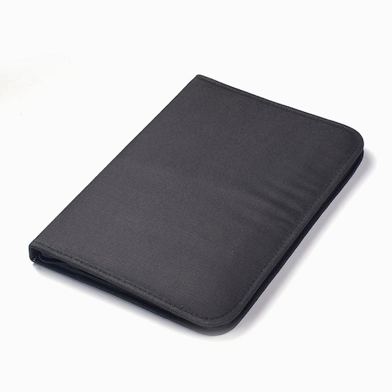 Large, Slim Black Organize Folder for DIY Jewelry Tools, BAG ONLY, Durable Nylon, Compact Carry Bag, Portable Organizer for Hand Tools