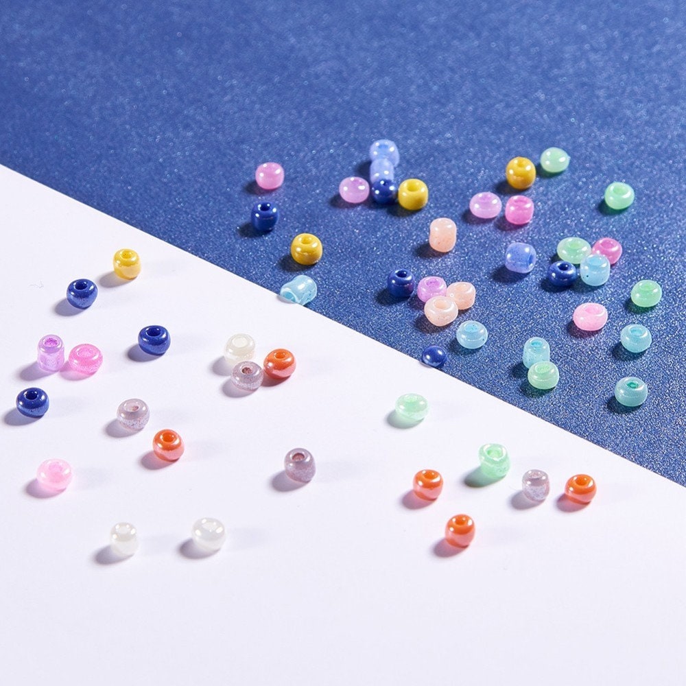 8 or 15 Colors Glass Seed Bead Kit, Size 8/0, 3mm, 42007500pcs