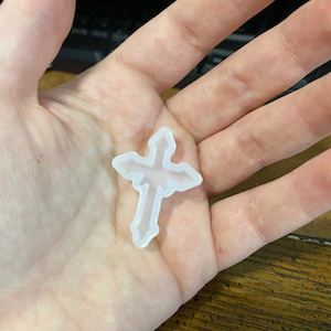 Cross Silicone Mold for Fondant, DIY Cake Decoration, Chocolate, Candy, Resin, DIY Jewelry Making, Pendants, Epoxy, Crucifix, Christian