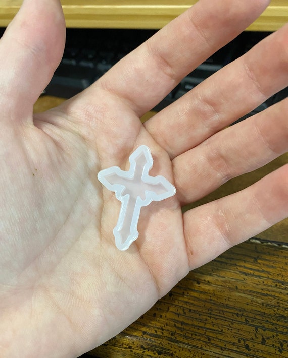 Cross Silicone Mold for Fondant, DIY Cake Decoration, Chocolate, Candy, Resin, DIY Jewelry Making, Pendants, Epoxy, Crucifix, Christian