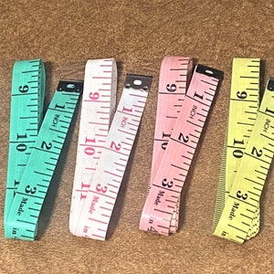 1 or 3 Soft Tape Measure, Flexible, Max Length 150cm or 60 Inches, Sewing  Tailor Fabric Measurement, Body Measure Tape, Colorful, Seamstress 